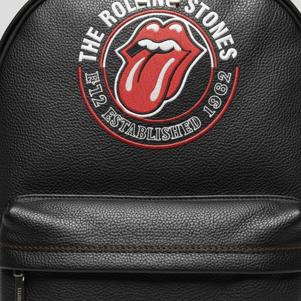 The Rolling Stones - The Watts Leather Backpack - Close-up